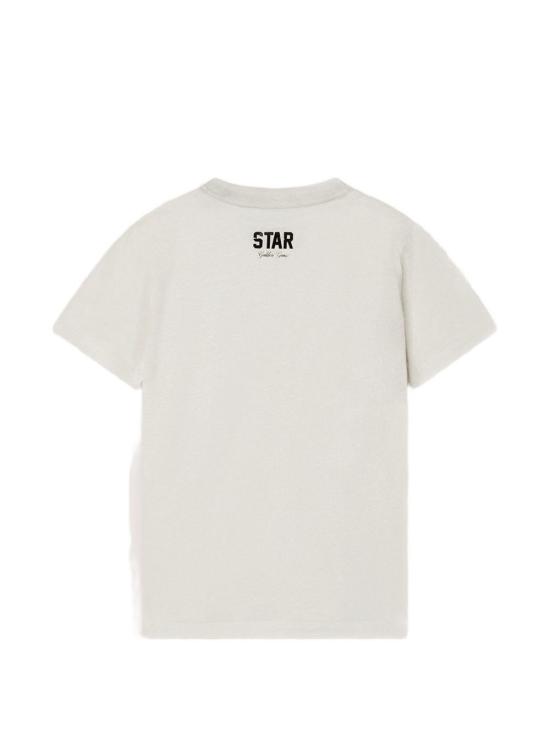 26SS [키즈] 골든구스 티셔츠 GKP01263 P00248511560 White - GOLDEN GOOSE