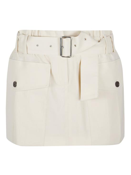 26SS 이로 숏 스커트 26SWP31AZOE White