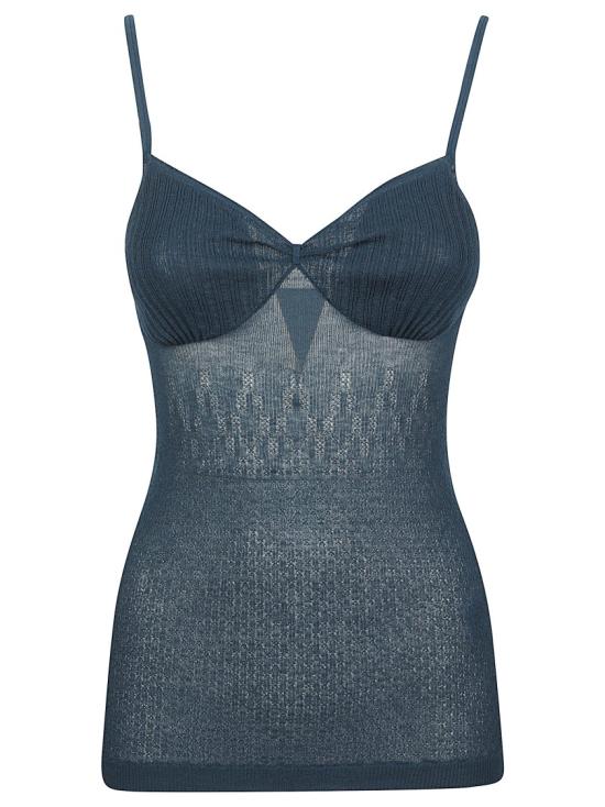 26SS 빅토리아 베컴 민소매 티셔츠 1126KTP006998A Grey