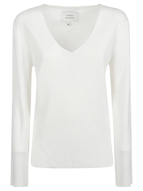 26SS 루루 드 세종 스웨터 SAYA White