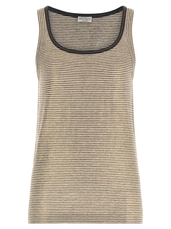 26SS 브루넬로 쿠치넬리 민소매 티셔츠 MQ977DU530C2094