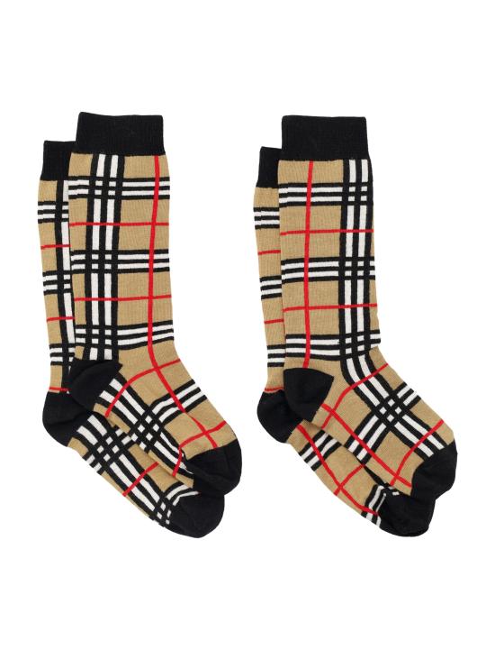 26SS [키즈] 버버리 발목 양말 8018178116238 A7026 BEIGE CHECK