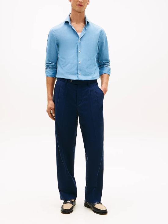 26SS 타미힐피거 긴팔 셔츠 MW0MW42698 DCU Clear Blue - TOMMY HILFIGER