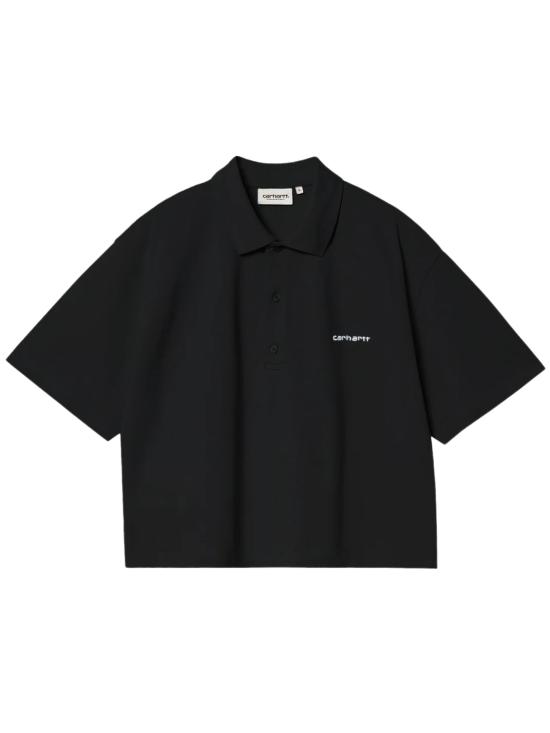 26SS 칼하트 WIP 폴로 티셔츠 I034553 0D2XX Black