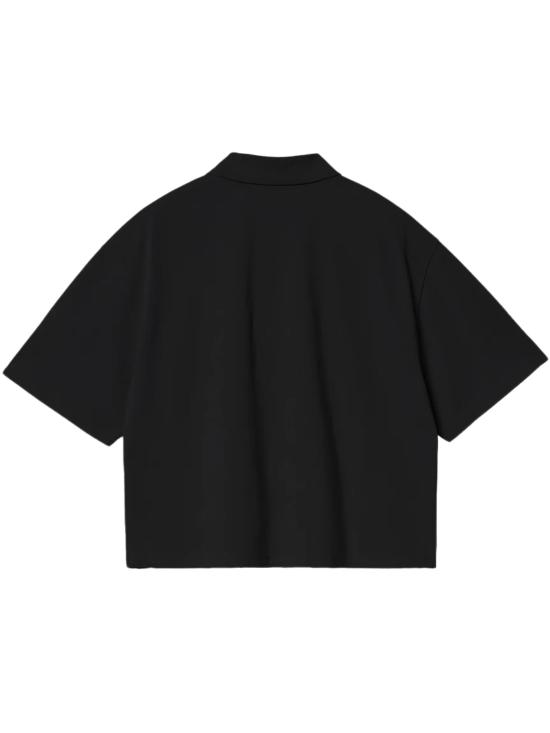 26SS 칼하트 WIP 폴로 티셔츠 I034553 0D2XX Black - CARHARTT WIP