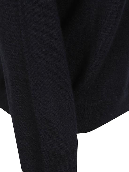 26SS Wlns Cashmere 스웨터 U02651WD Black - WELLNESS CASHMERE