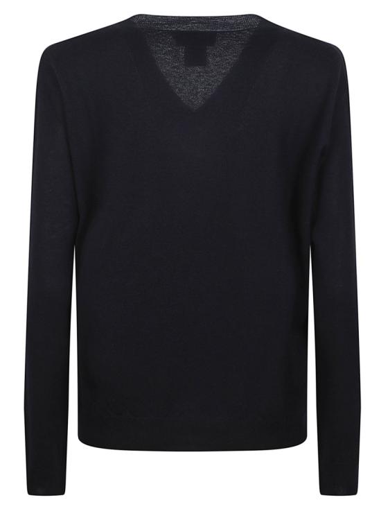 26SS Wlns Cashmere 스웨터 U02651WD Black - WELLNESS CASHMERE
