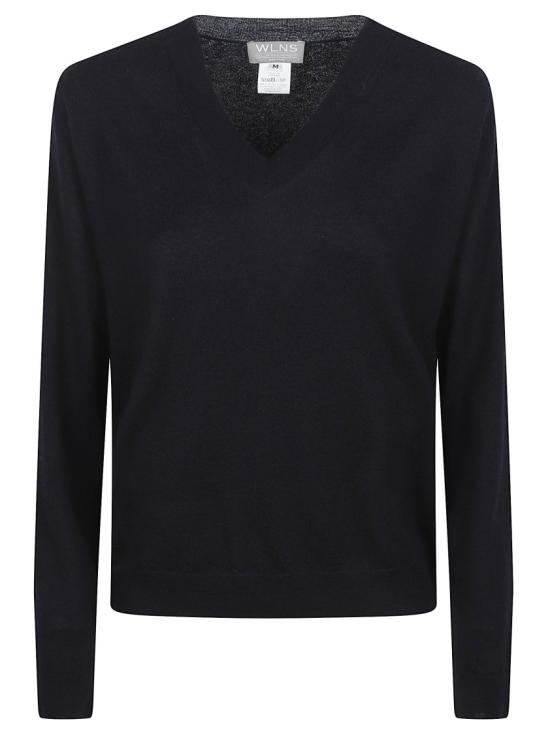 26SS Wlns Cashmere 스웨터 U02651WD Black