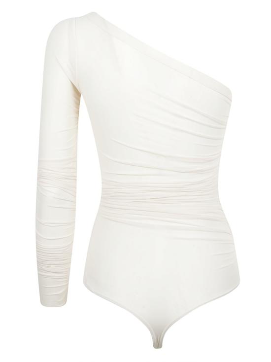 26SS 월포드 바디수트 티셔츠 78332 White - WOLFORD