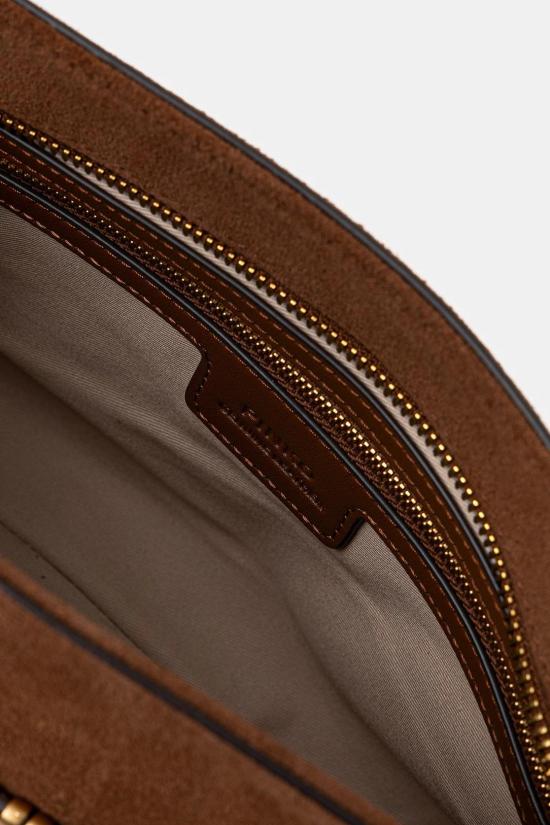 26SS 핑코 토트백 106176A0F6 L17Q Marrone leone antique gold - PINKO