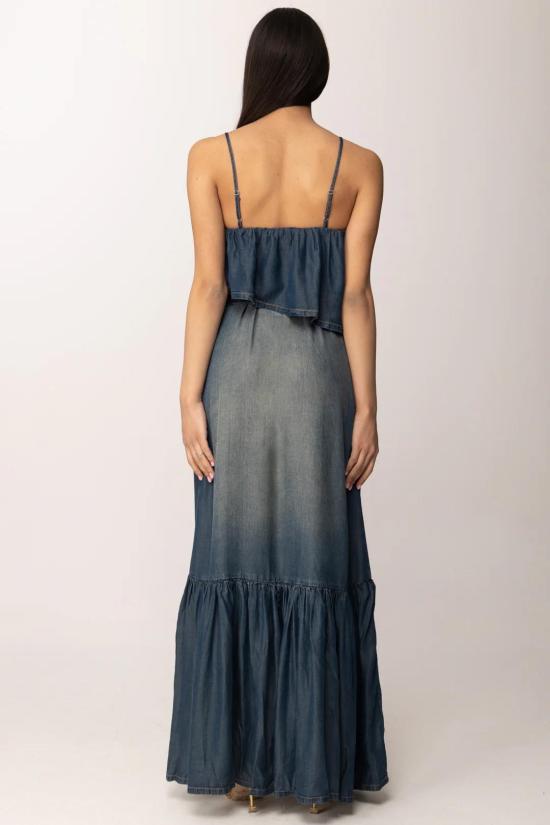 26SS 핑코 미디 원피스 106626A388 PJC Lavaggio medio scuro - PINKO