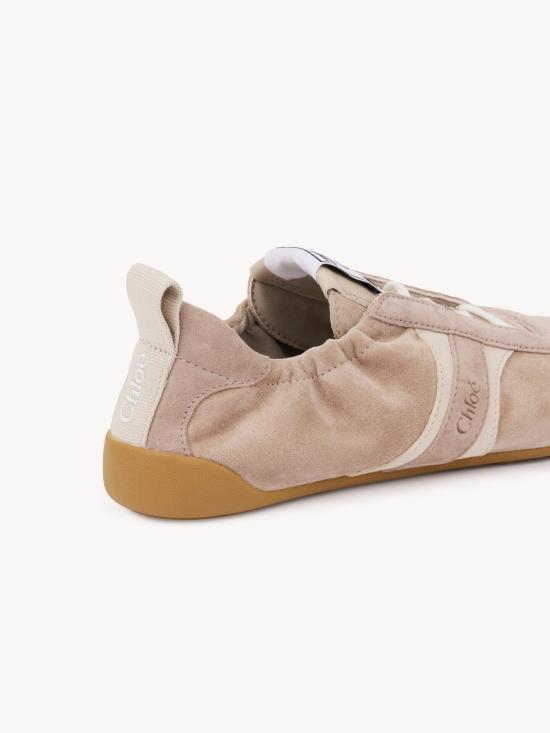 26SS 끌로에 스니커즈 CH26U15RWT 28Q Beige - CHLOE