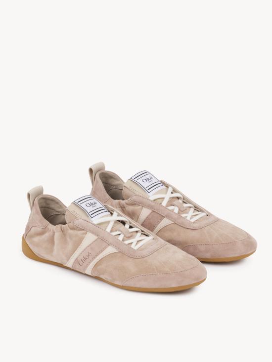 26SS 끌로에 스니커즈 CH26U15RWT 28Q Beige - CHLOE