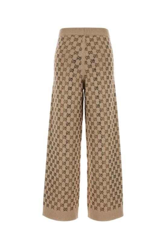 26SS 구찌 스트레이트 팬츠 813719XKFE6 9322 Beige o Tan - GUCCI