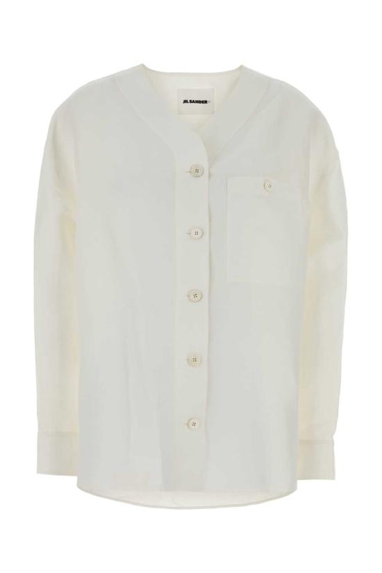 26SS 질샌더 셔츠 J40DL0182J65348 101 White