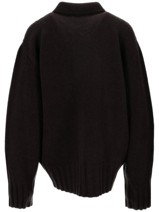 26SS 디 아티코 스웨터 260WCD00013KWS011AA 204 DARK BROWN - THE ATTICO