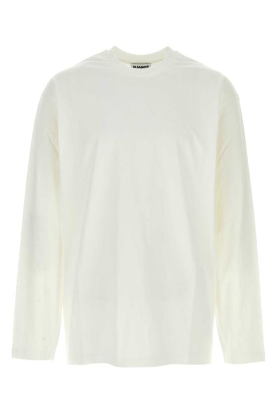 26SS 질샌더 반팔 티셔츠 J21GC0196J20360 101 White