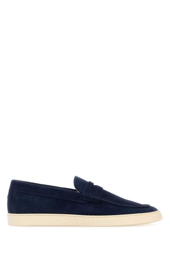 26SS 브루넬로 쿠치넬리 스웨이드 로퍼 스니커즈 MZUSOLP312 C8862 Blue