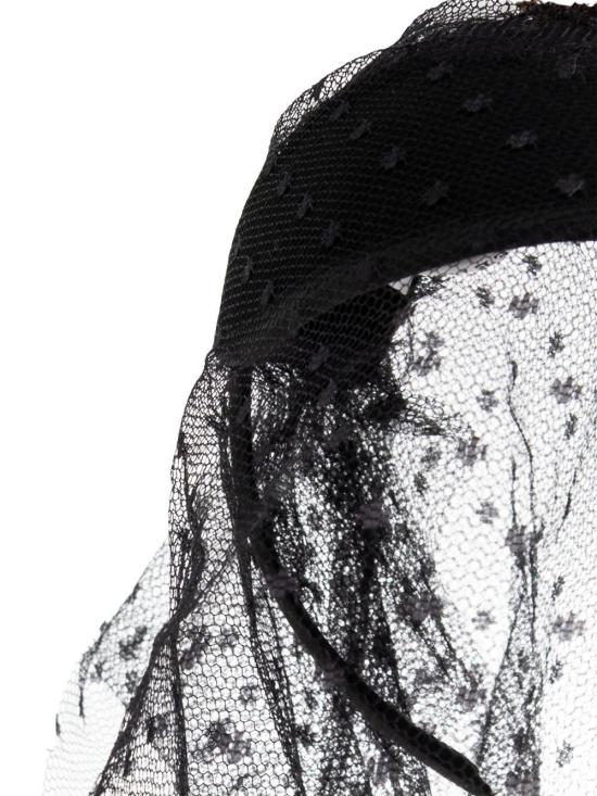 26SS 알렉산더 맥퀸 모자 8551023F05Q 1000 BLACK - ALEXANDER MCQUEEN