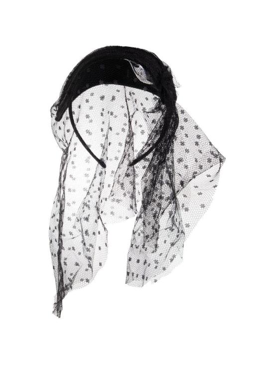 26SS 알렉산더 맥퀸 모자 8551023F05Q 1000 BLACK - ALEXANDER MCQUEEN