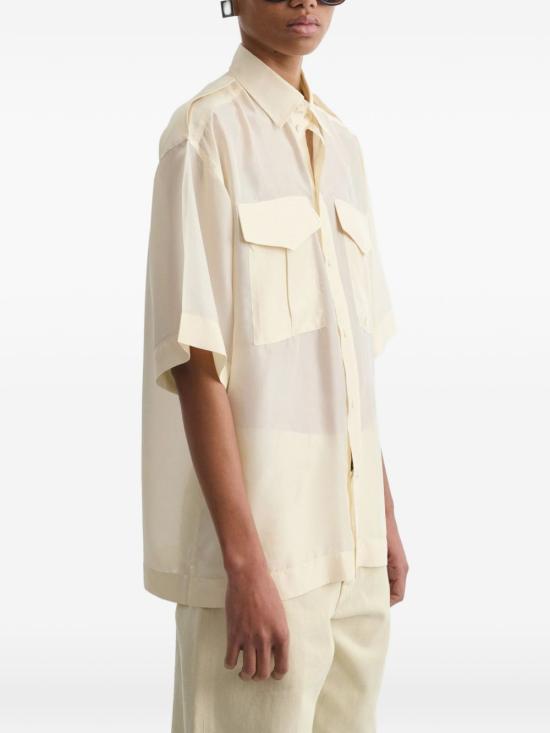 26SS 피비 파일로 셔츠 DC125 SE3515102VA Beige - PHOEBE PHILO