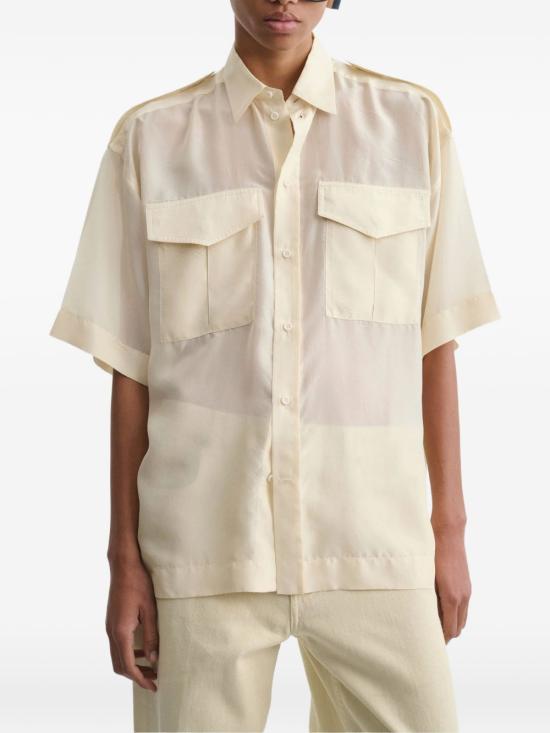 26SS 피비 파일로 셔츠 DC125 SE3515102VA Beige - PHOEBE PHILO