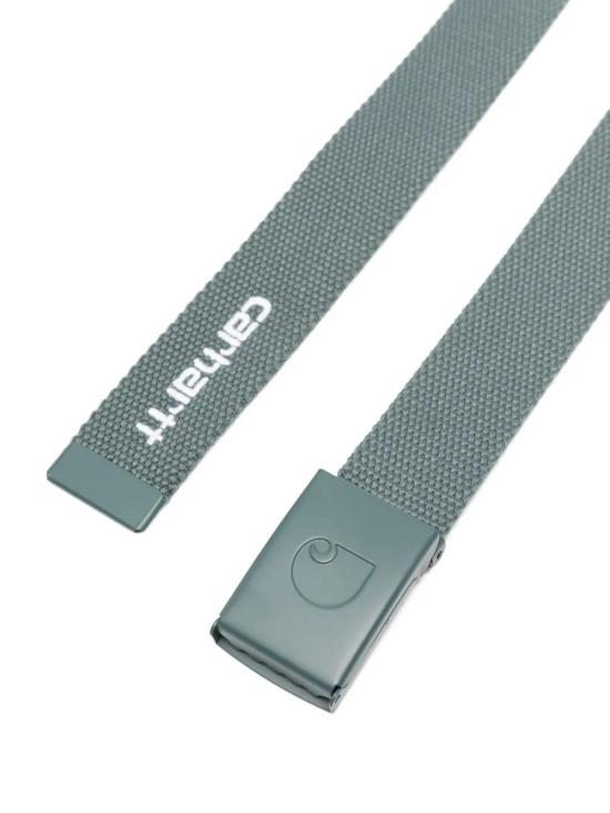 26SS 칼하트 가죽 벨트 I035415 3HLXX VELVET GREEN WHITE - CARHARTT