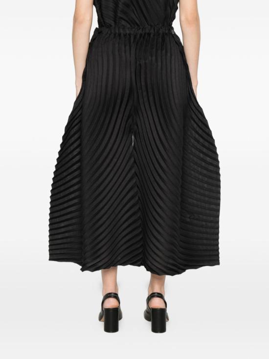 26SS 이세이 미야케 스트레이트 팬츠 IM66FF668 15 Black - ISSEY MIYAKE