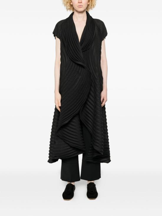 26SS 이세이 미야케 스웨터 IM66FE669 15 Black - ISSEY MIYAKE