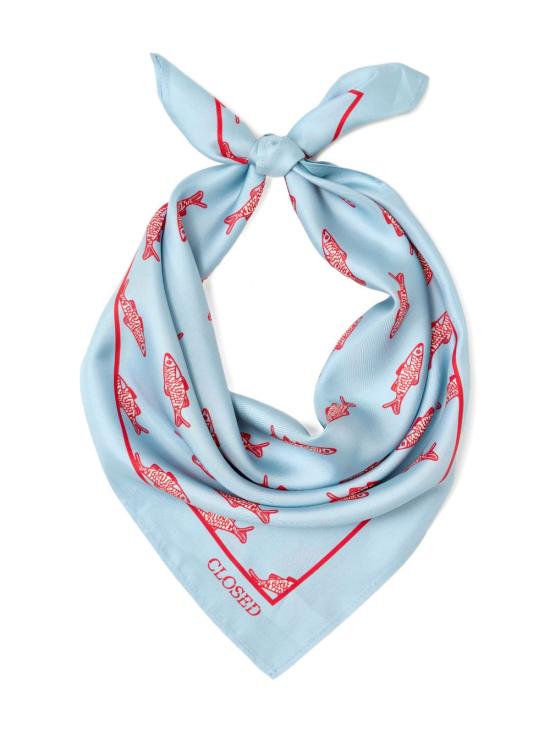 26SS 클로즈드 머플러/스카프 C90803 70CPR549 Clear Blue - CLOSED