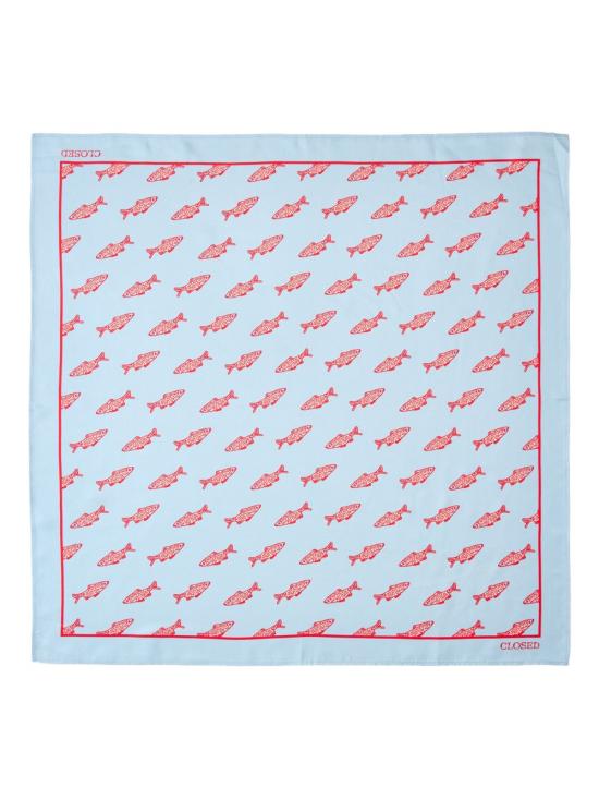 26SS 클로즈드 머플러/스카프 C90803 70CPR549 Clear Blue