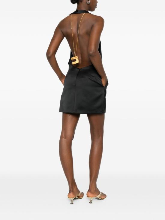 26SS 엘리자베타프랜치 숏 원피스 AB87162E2 110 Black - ELISABETTA FRANCHI