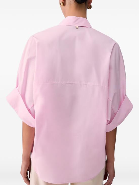 26SS 리우조 셔츠 CA6255 T039AP9634 Rosa tulip - LIU JO