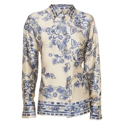 26SS 리우조 셔츠 CA6229 TS555P9652 Foulard araldic