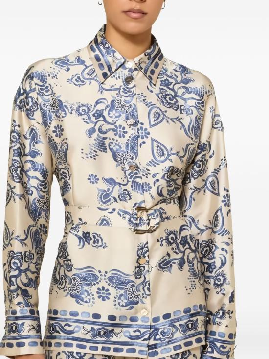 26SS 리우조 셔츠 CA6229 TS555P9652 Foulard araldic - LIU JO