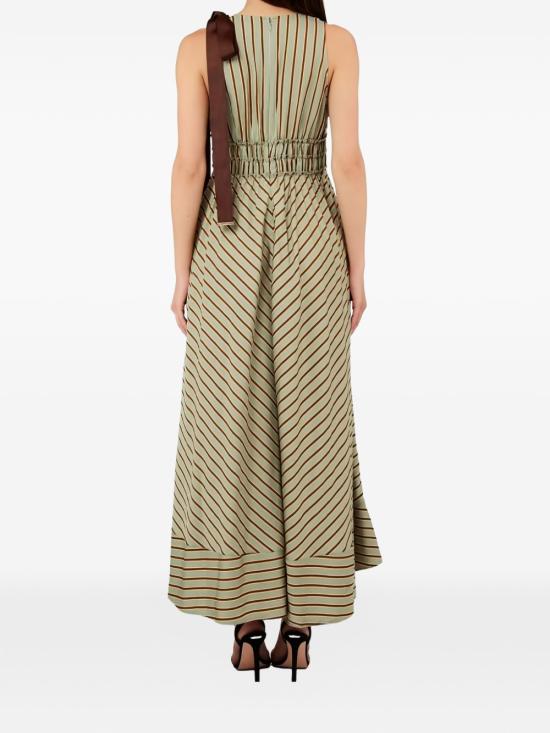 26SS 리우조 미디 원피스 CA6267 T553AP9641 Green tabacco - LIU JO