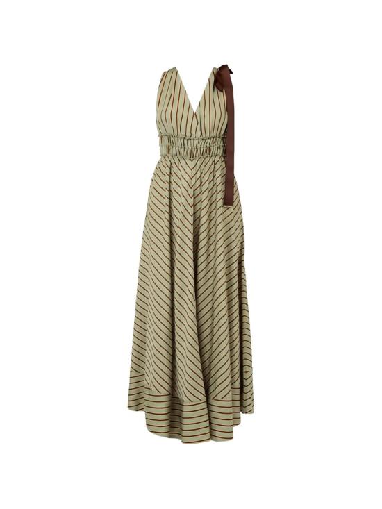 26SS 리우조 미디 원피스 CA6267 T553AP9641 Green tabacco - LIU JO