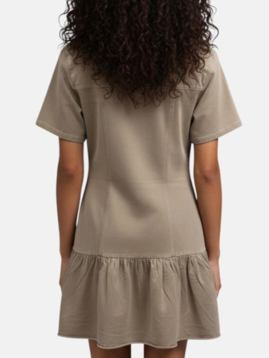 26SS 리우조 미디 원피스 TA6122 JS008L9030 Beige - LIU JO