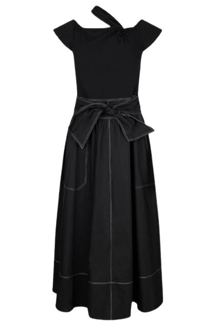 26SS 리우조 미디 원피스 WA6523 J3890A3573 Black