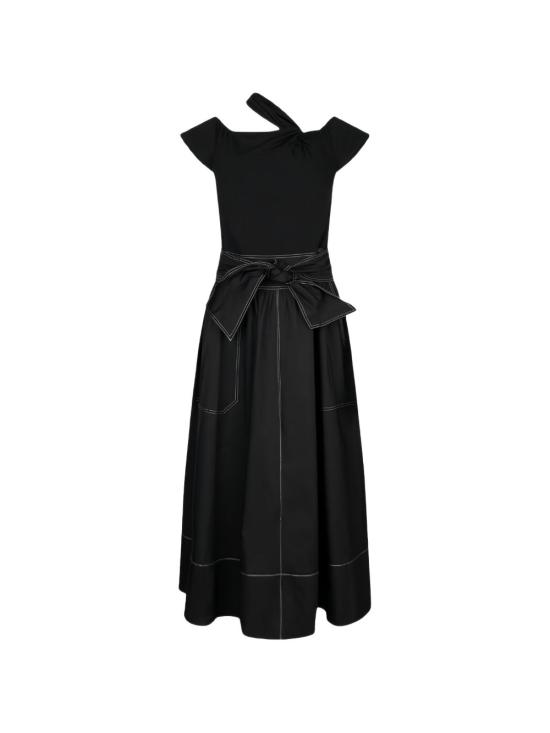 26SS 리우조 미디 원피스 WA6523 J3890A3573 Black - LIU JO