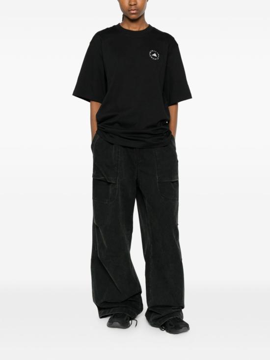 26SS 아디다스 바이 스텔라매카트니 반팔 티셔츠 KA9549 BLACK Black - ADIDAS BY STELLA MCCARTNEY