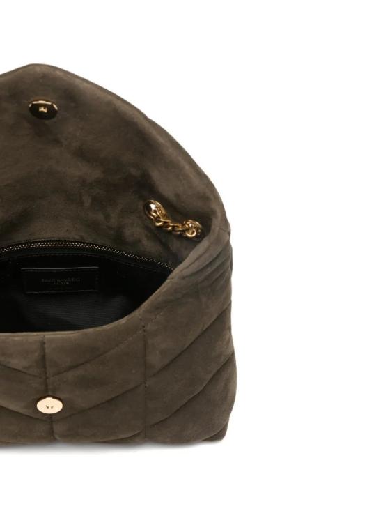 26SS 생로랑 토이 푸퍼 스웨이드 숄더백 7593371U807 3212 LIGHT MUSK - SAINT LAURENT