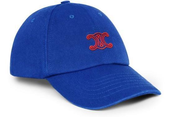 26SS 셀린느 코튼 트윌 비비안 캡 AA0GV2U74 29BR BLUERED 29BR BLUE RED