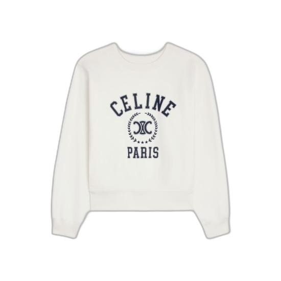 25FW 셀린느 반팔 티셔츠 RY0DR345F FYW4 WASHED WHITENAVY FYW4 WASHED WHITE NAVY