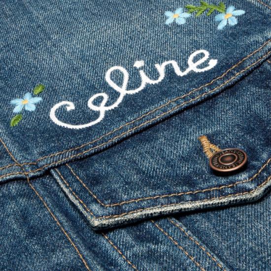 25FW 셀린느 데님 자켓 RV0QQ930F 07DU DARK UNION WASH - CELINE