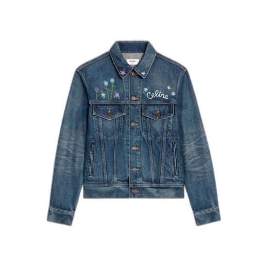 25FW 셀린느 데님 자켓 RV0QQ930F 07DU DARK UNION WASH