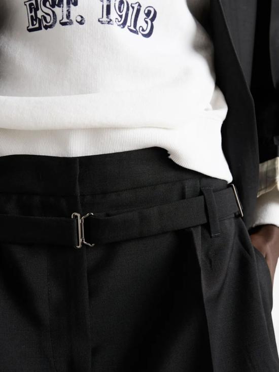 26SS 프라다 스트레이트 팬츠 P276IHSOOO12I1 F0002 NERO - PRADA