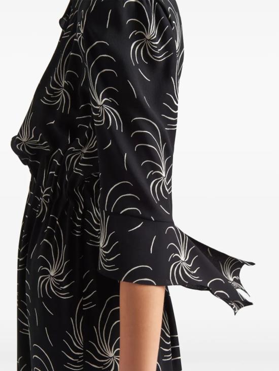 26SS 프라다 미디 원피스 P3M72SOOO1446 F0002 NERO - PRADA