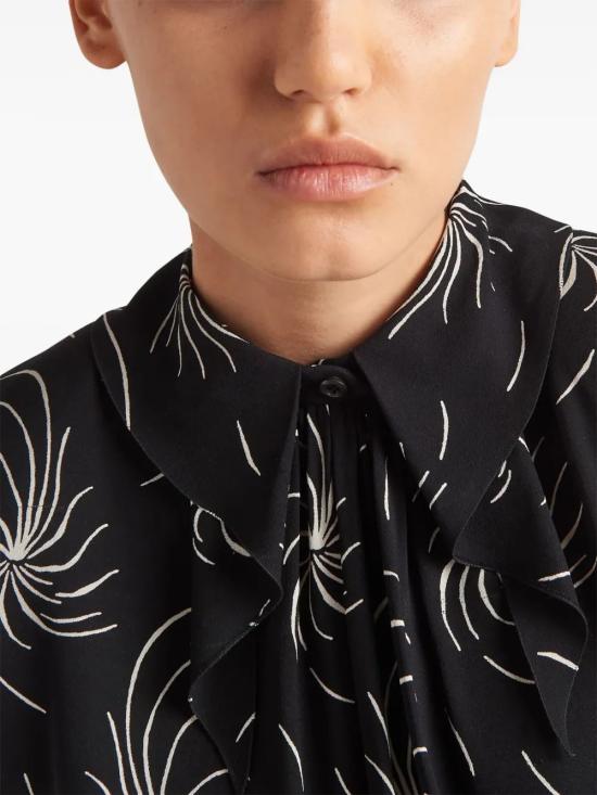 26SS 프라다 미디 원피스 P3M72SOOO1446 F0002 NERO - PRADA