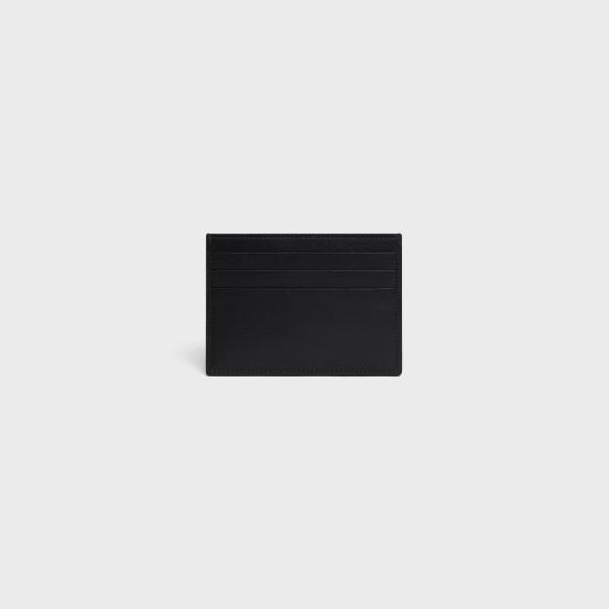26SS 셀린느 카프스킨 트리옹프 카드 홀더 10L833DPV 38NO BLACK - CELINE